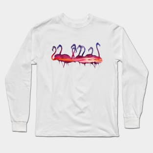 Flamingo sunset Long Sleeve T-Shirt